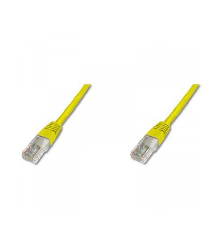 Cat5eu-utp pat.cable0.5m yellow/cu pvc awg 26/7