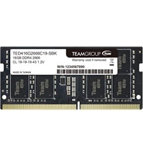 Team group ted48g2666c19-s01 ddr4 8gb 2666mhz cl19 sodimm 1.2v