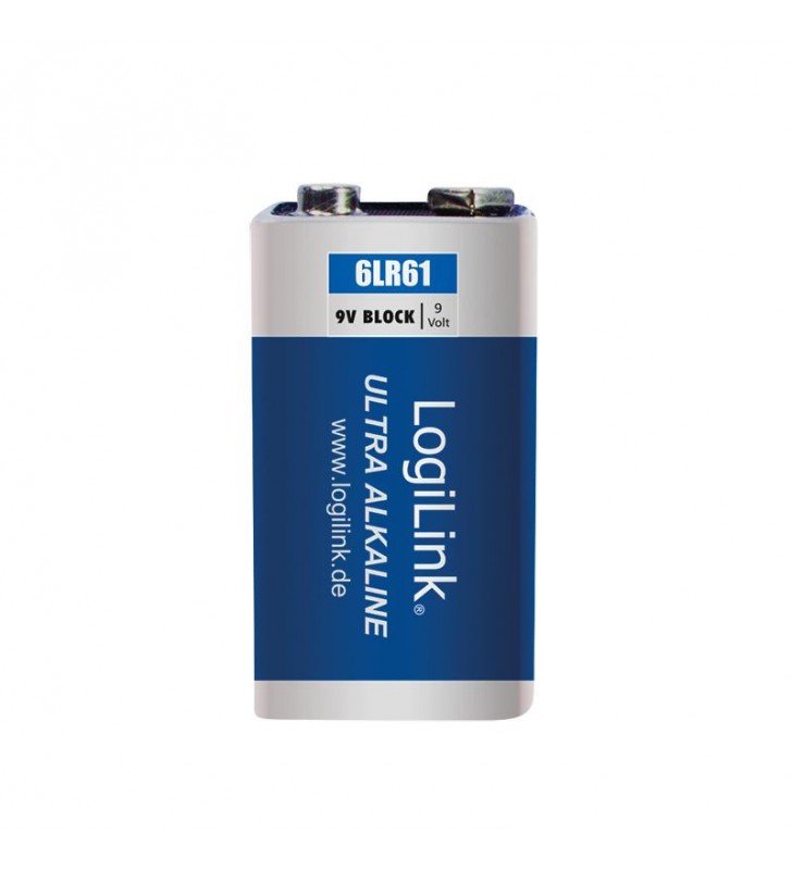 Logilink 6lr61b1 logilink - ultra power 6lr61 alkaline batteries, block, 9v