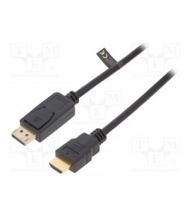 Logilink cv0128 logilink - displayport cable, dp 1.2 to hdmi 1.4, black, 3m