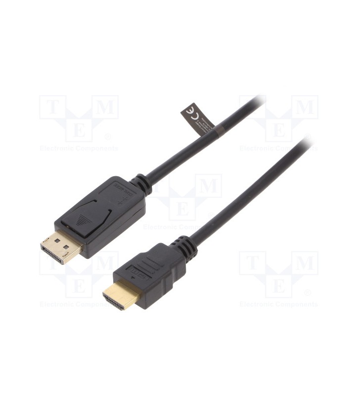Logilink cv0128 logilink - displayport cable, dp 1.2 to hdmi 1.4, black, 3m
