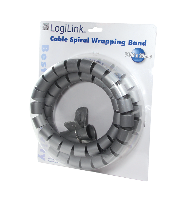 Logilink kab0014 logilink - cable spiral wrapping band, 1.50 m