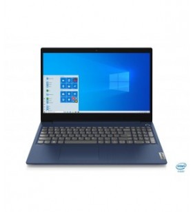 Laptop Lenovo IdeaPad 3 15IGL05, Intel Celeron N4120, 15,6 inchi, RAM 4 GB, SSD 256 GB, Intel UHD Graphics, fără sistem de operare, Abyss Blue