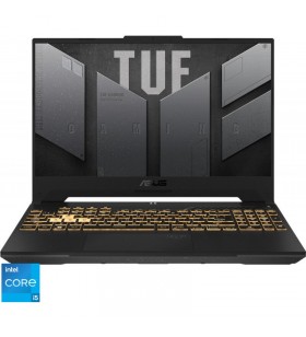Laptop asus gaming 15.6'' tuf f15 fx507zc4, fhd 144hz, procesor intel core i5-12500h (18m cache, up to 4.50 ghz), 8gb ddr4, 512gb ssd, geforce rtx 3050 4gb, no os, jaeger gray