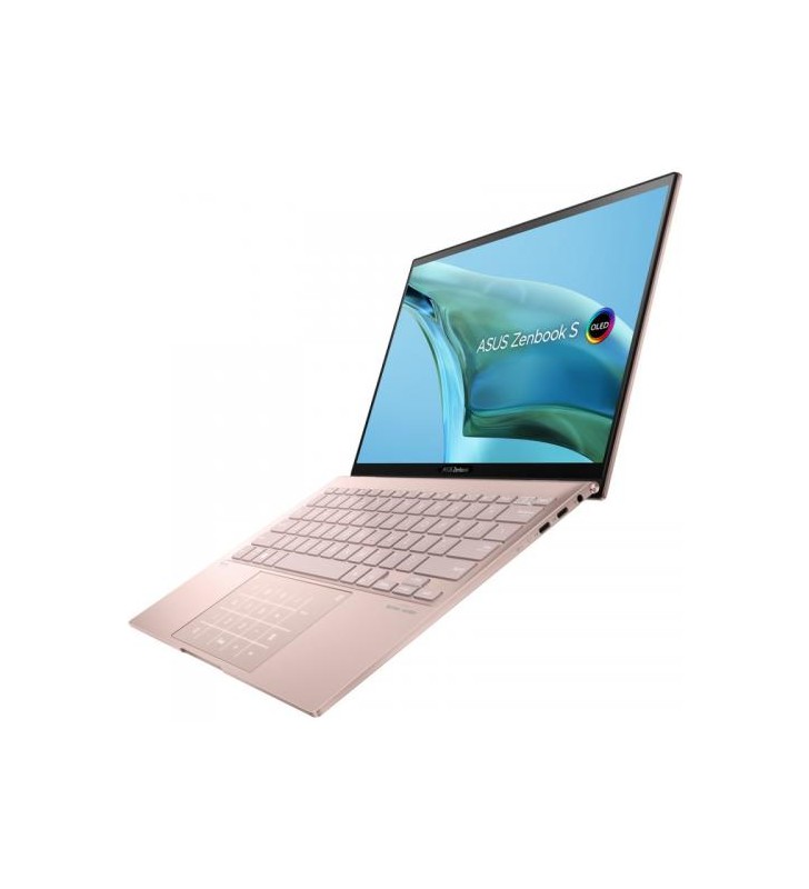 Laptop asus zenbook s um5302ta-lx295w, amd ryzen 5 6600u, 14.5inch touch, ram 8gb, ssd 512gb, amd radean graphics 660, windows 11, vestige beige