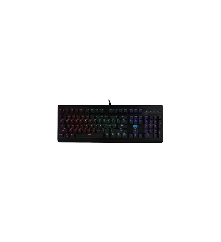 Mediatech mt1254 cobra pro abyss- professional mechanical gaming rgb keyboard, 7 colors