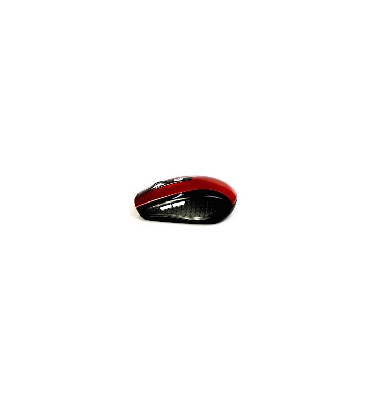 Mediatech mt1113r raton pro - wireless optical mouse, 1200 cpi, 5 buttons, color red