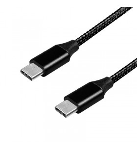 Logilink cu0154 logilink - usb 2.0 cable, usb-c to usb-c, black, 1m