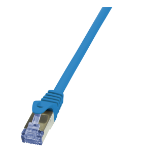 Logilink cq3046s logilink - patch cablu cat.6a 10g s/ftp pimf primeline 1,5m albastru
