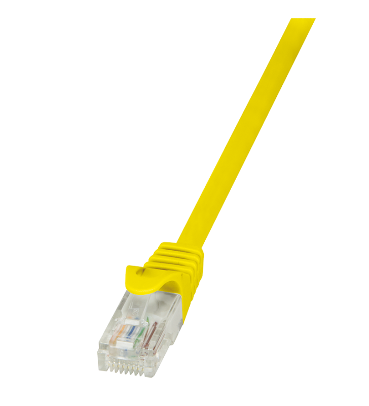 Logilink cp2047u logilink - cablu patchcord cat6 u/utp econline 1,50m galben