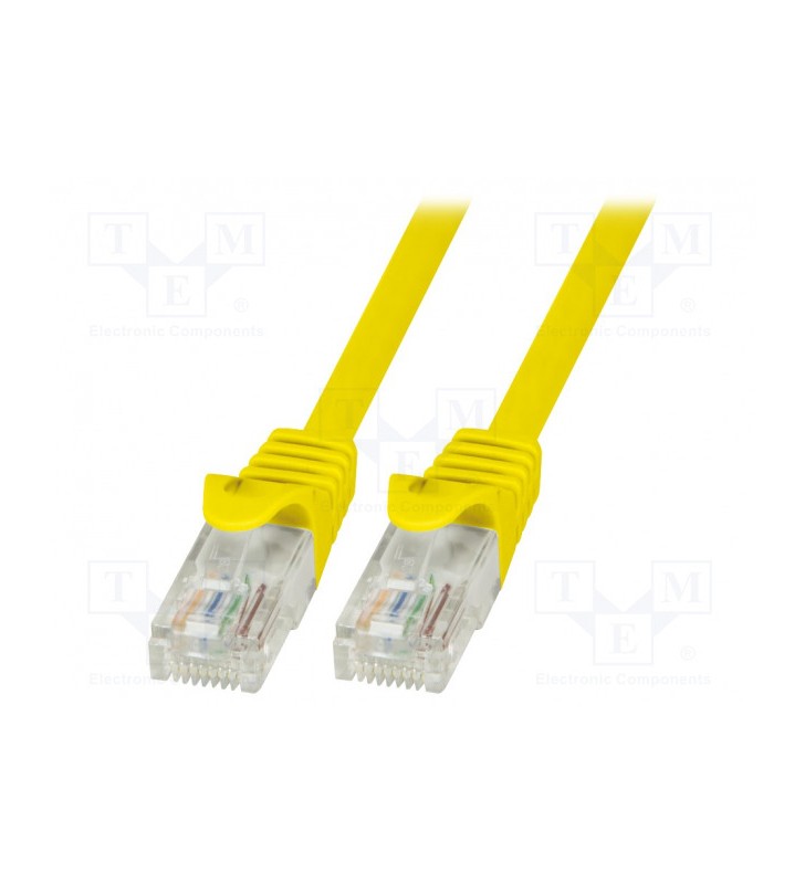 Logilink cp2047u logilink - cablu patchcord cat6 u/utp econline 1,50m galben