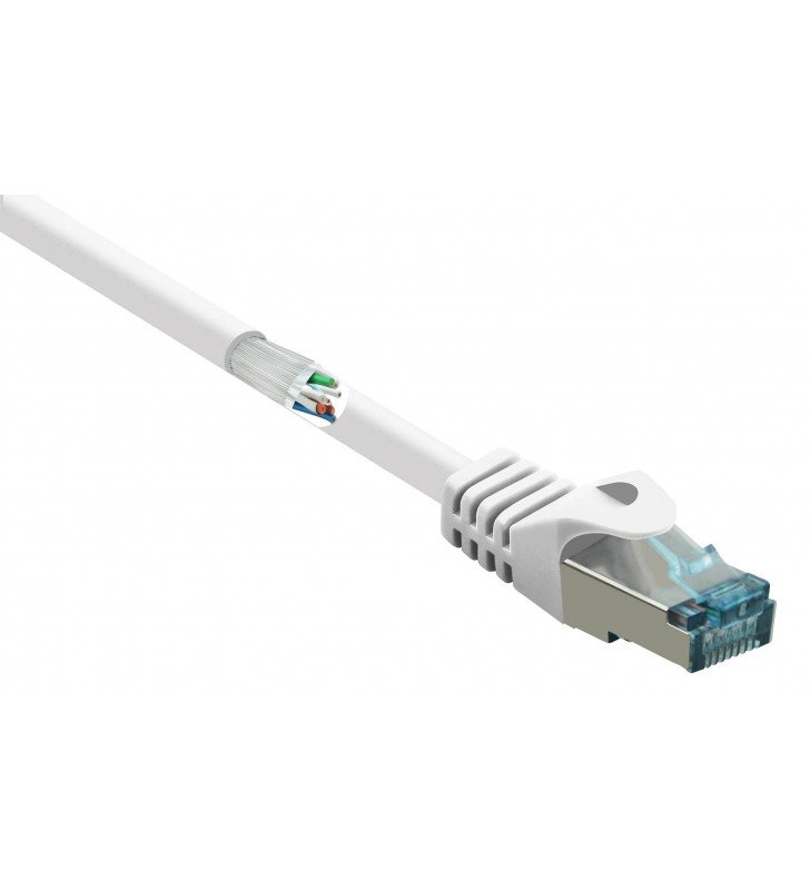 Logilink cq3121s logilink - patchcord cablu cat.6a 10g s/ftp pimf primeline 30m alb