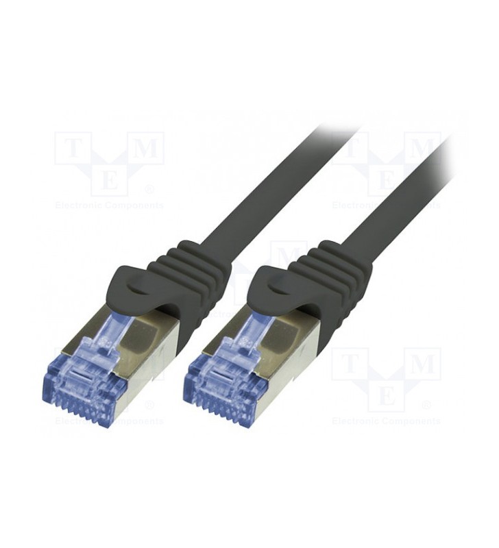 Logilink cq3033s logilink - patchcord cablu cat.6a 10g s/ftp pimf primeline 1m negru
