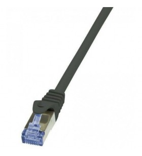 Logilink cp3043u logilink - patch cable cat.6a 10ge home u/utp econline black 1,50m