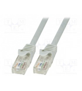 Logilink cp2022u logilink - cablu patchcord u/utp, cat6, econline 0,5m, gri