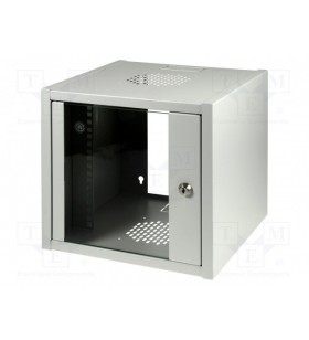 Asm cl-10 06u wallmount cabinet 10 4u, 315x300mm, grey ral 7035