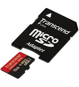 Transcend ts16gusdhc10u1 card de memorie transcend sdhc 16gb uhs-i 600x premium
