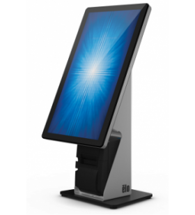 Elo wallaby self-service countertop stand - stand for point of sale terminal - black/silver - for i-series (15.6 in, 21.5 in)