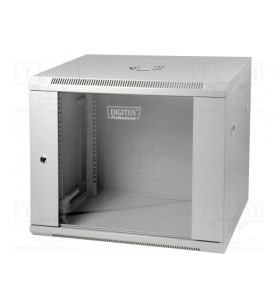 Digitus dn-w19 09u/450 digitus wallmount cabinet 9u, 600x450mm, grey ral 7035