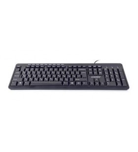 Gembird kb-um-106-ru gembird compact multimedia keyboard kb-um-106, usb, ru layout, black