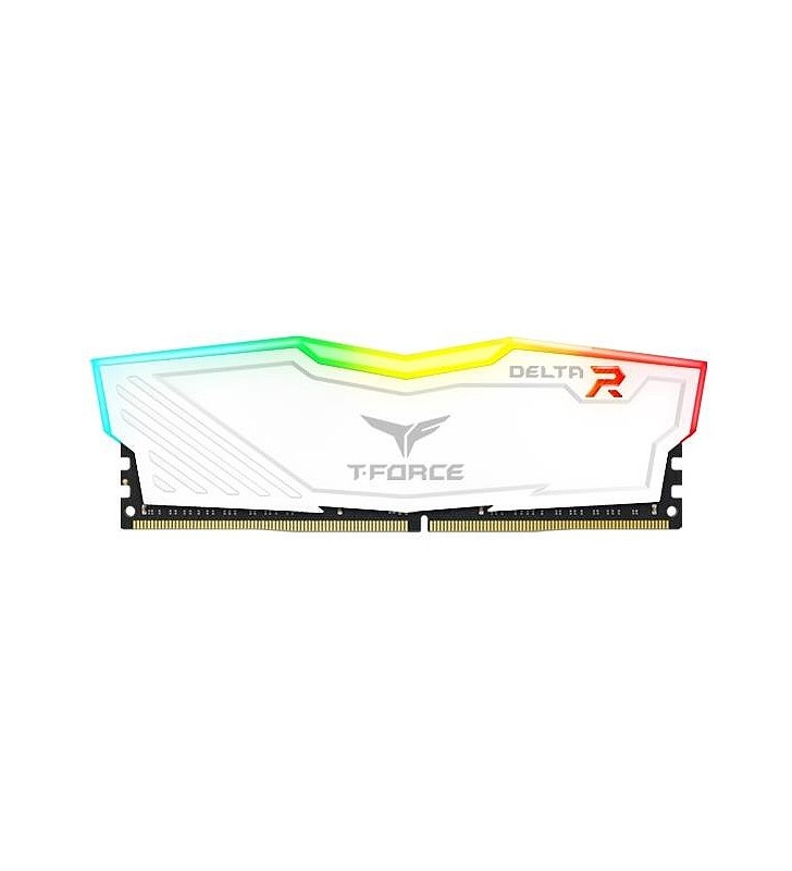 Teamgroup tf4d48g3000hc16c01 team group delta rgb ddr4 8gb 3000mhz cl16 1.35v white
