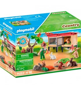 Playmobil 71252 jucărie de construcții colibă ​​pentru iepuri