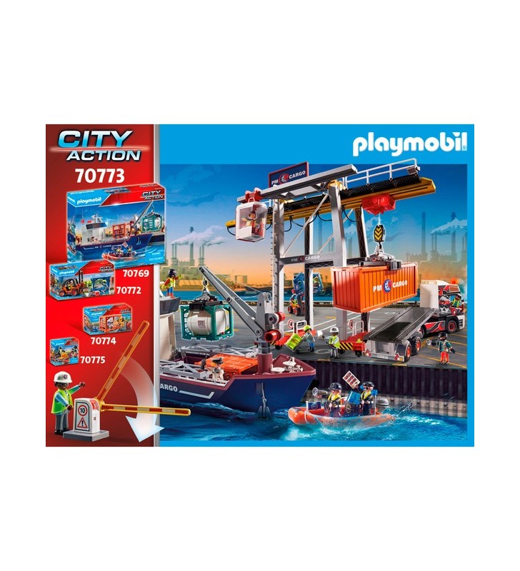 Playmobil 70773 jucărie de construcție city action cargo warehouse