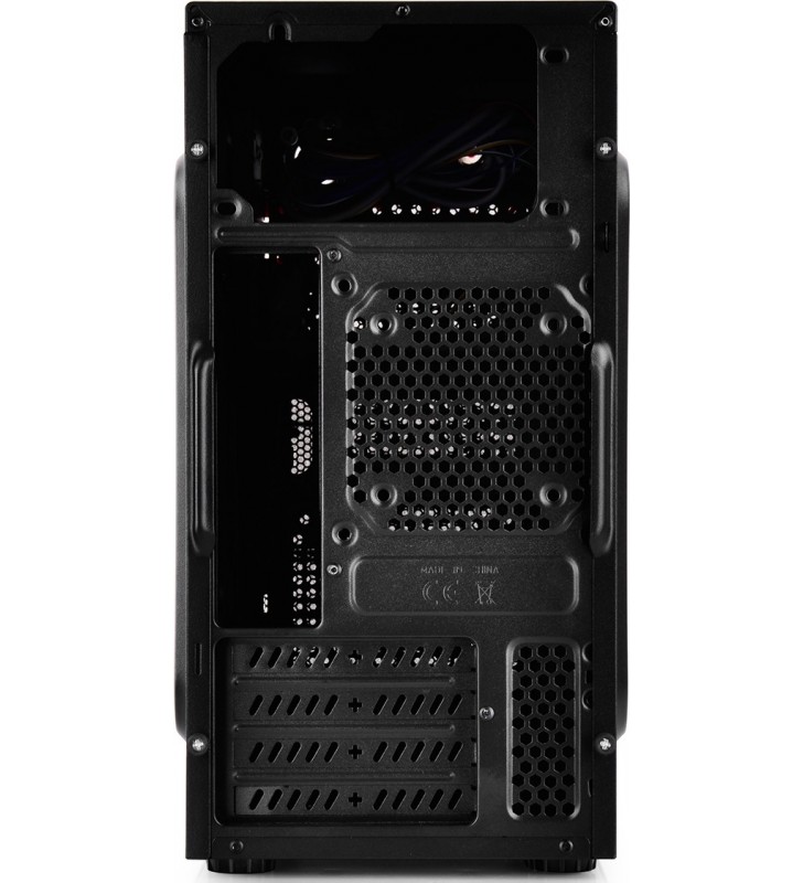 Carcasa deepcool  mini-tower matx, 2 120mm led fan (incluse), front audio &amp 1x usb 3.0, 1x usb 2.0, black "smarter led"