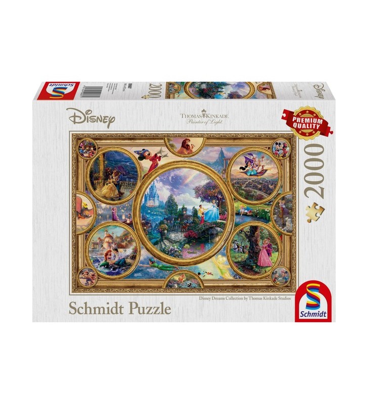 Jocuri schmidt puzzle disney dreams collection