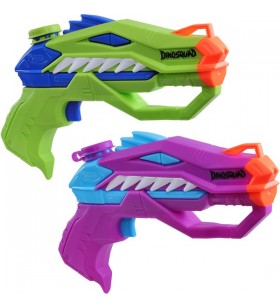 Hasbro nerf super soaker dinosquad raptor surge dual pack, pistol cu ​​apă