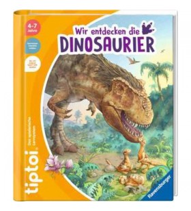 Ravensburger tiptoi descoperim dinozaurii, carte educativă