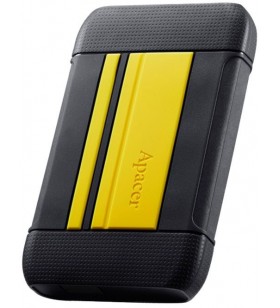 Apacer ap2tbac633y-1 external hdd apacer ac633 2.5 2tb usb 3.1, shockproof military grade, yellow