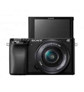 Sony α 6100 + 16-50mm trusă cameră slr 24,2 mp cmos 6000 x 40000 pixel negru