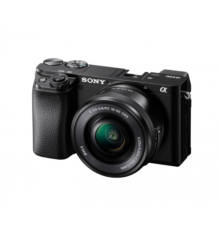 Sony α 6100 + 16-50mm trusă cameră slr 24,2 mp cmos 6000 x 40000 pixel negru