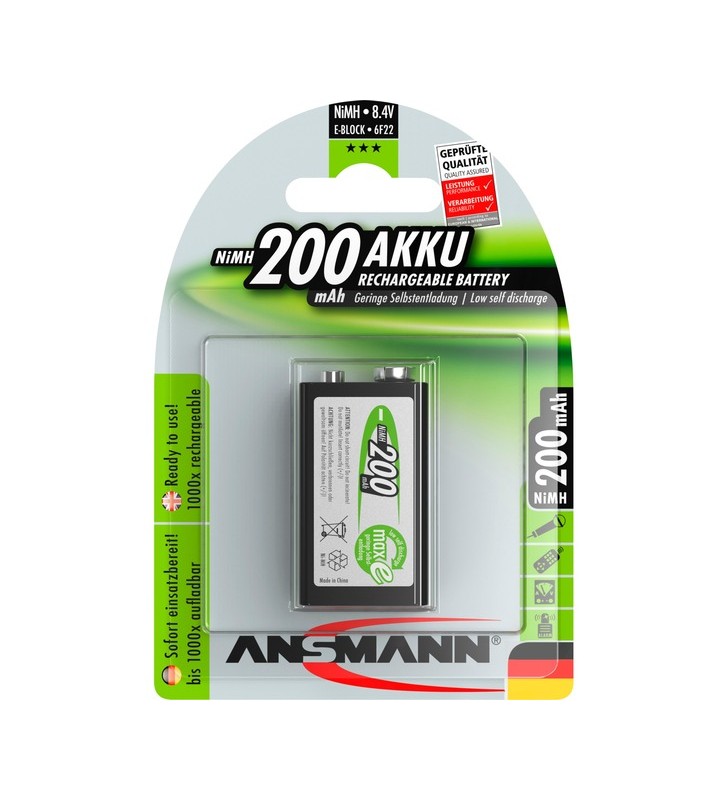 Ansmann maxe 200mah nimh, baterie reîncărcabilă