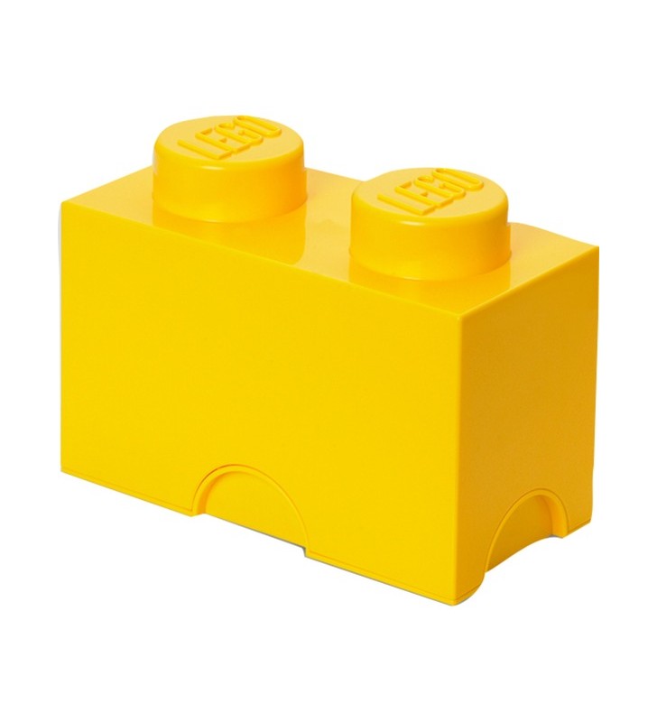 Room copenhaga lego storage brick 2 galben, cutie de depozitare (galben)