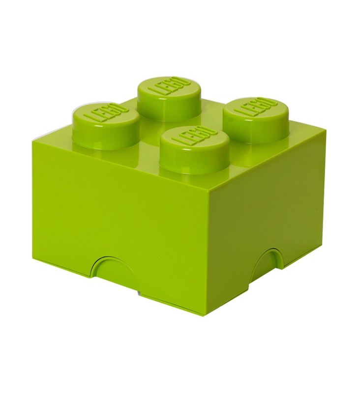 Room copenhaga lego storage brick 4 verde deschis, cutie de depozitare (verde)