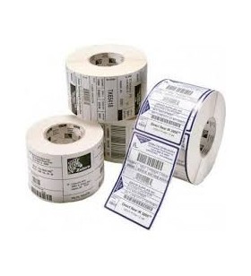 Label, polyester, 25x25mm thermal transfer, z-ultimate 3000t white, coated, permanent adhesive, 25mm core
