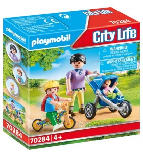 Playmobil 70284 city life mama cu copii jucărie de construcție