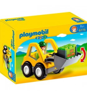 Playmobil 6775 1.2.3 încărcător frontal, jucărie de construcție