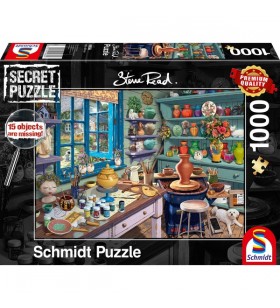 Jocuri schmidt steve read: puzzle-uri secrete - artist studio (1000 bucăți)