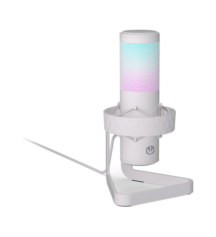 Endorfy axis streaming, microfon (alb, usb-c, rgb, mufă de 3,5 mm)