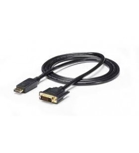 Dp 1.2 to dvi cable 5m black/m/m gold 108060hz
