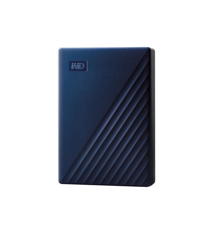 Wd 4tb my passport for mac portable external hard drive - blue, usb-c/usb-a - wdba2f0040bbl-wesn