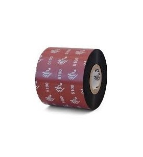 Resin ribbon, 83mmx450m (3.27inx1476ft), 5100 premium, 25mm (1in) core, 6/box
