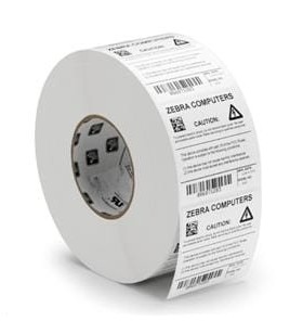 Label, polyester, 51x32mm thermal transfer, z-ultimate 3000t white, permanent adhesive, 76mm core