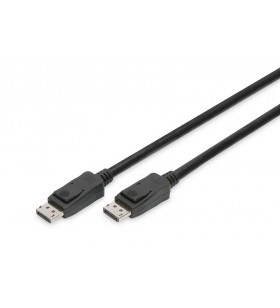 Displayport connection cable/m/m 5m w/interlock ultra hd 8k