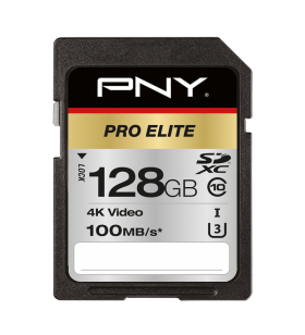 Pro elite sdxc memory card - 128gb