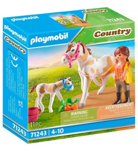 Playmobil 71243 jucărie de construcție cal cu mânz