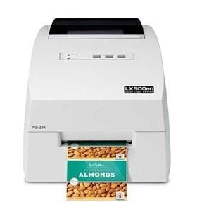 Lx500e color label printer ce/100-240 vac euro plug in